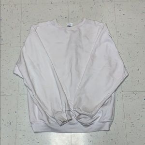 white Crew Neck Sweatshirt